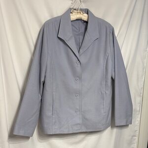 Relativity Women's Preppy Soft Lavender Blazer Size Large